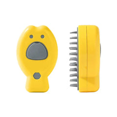 cepillo peine masajeador de vapor recargable para mascotas - vista del producto