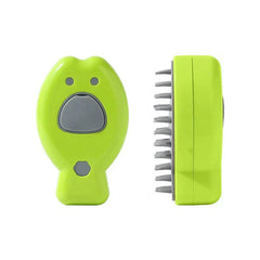 cepillo peine masajeador de vapor recargable para mascotas - vista del producto