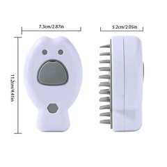 Rechargeable Pet Steamy Massage Brush Comb