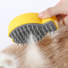 Rechargeable Pet Steamy Massage Brush Comb