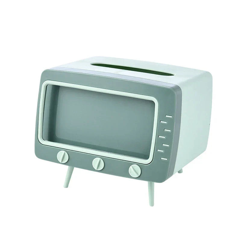Retro Tv Style Tissue Box Holder