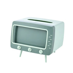 Retro Tv Style Tissue Box Holder