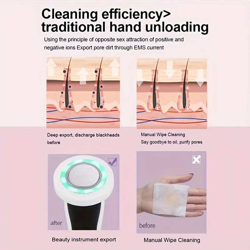 Rose Quartz Facial Roller Massager Tool