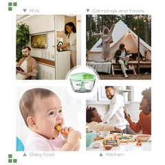 Rotary Drum Grater Cheese Shredder Slicer Cutter