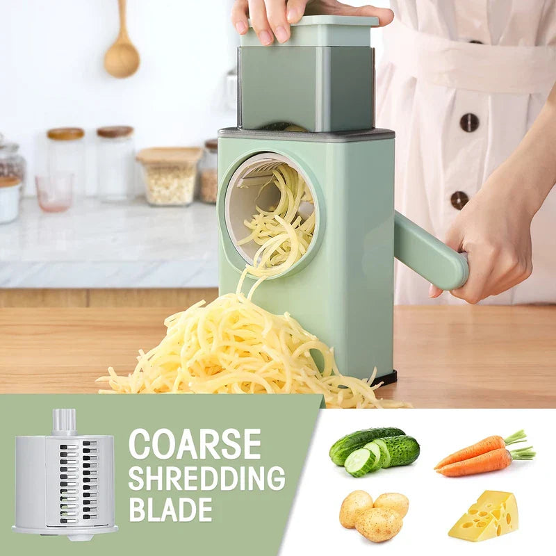 Rotary Drum Grater Slicer Shredder