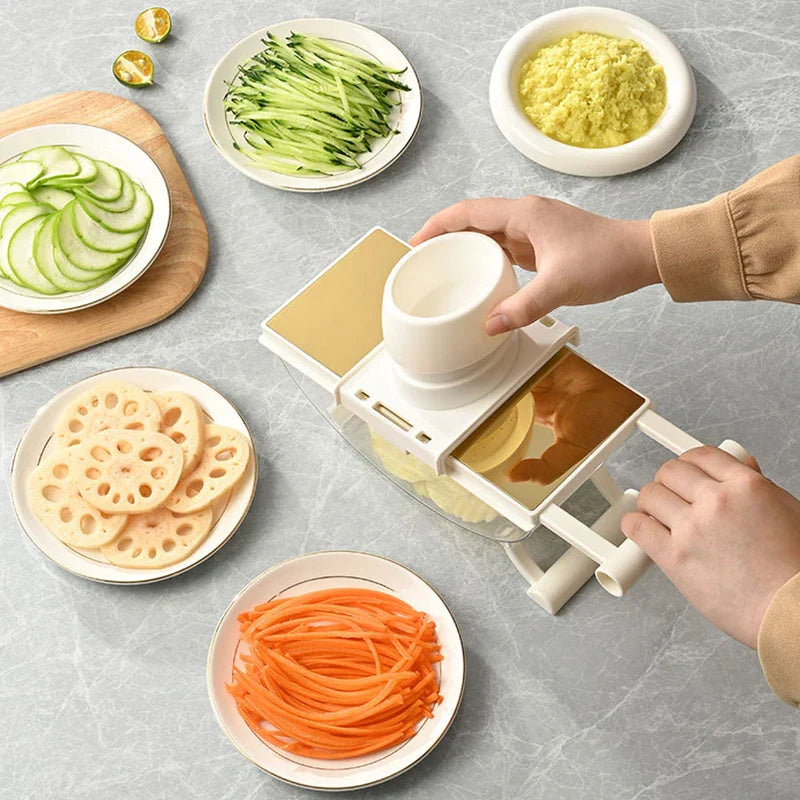 Rotary Drum Vegetable Grater Slicer Shredder