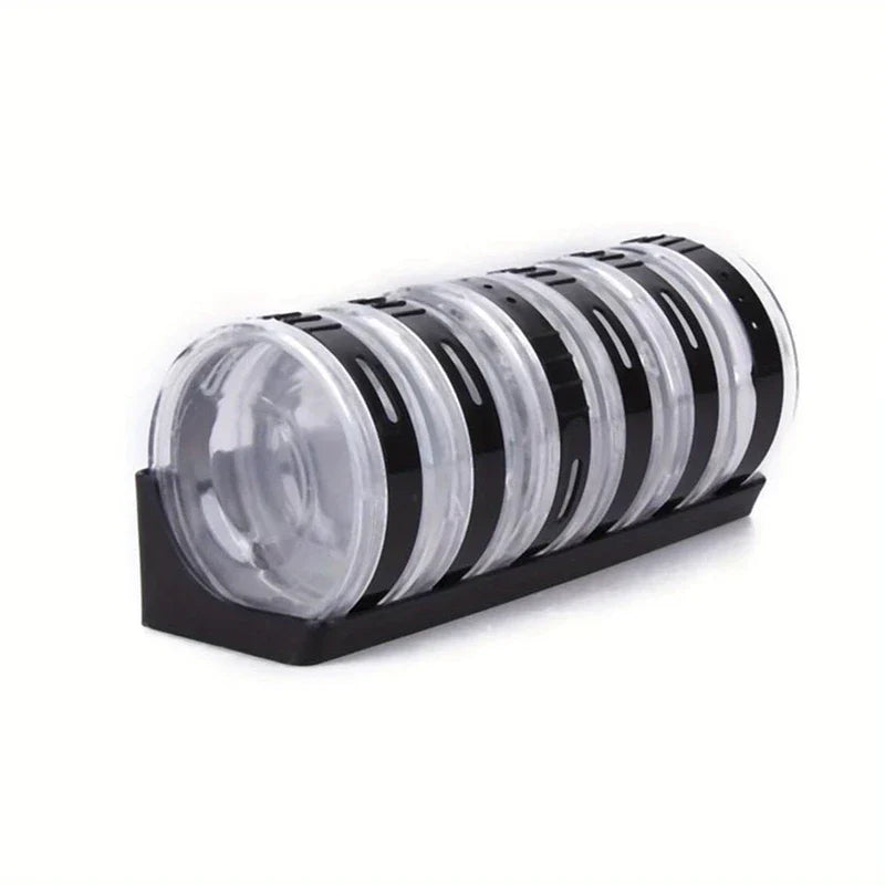 Rotating Carousel Spice Rack Jar Set