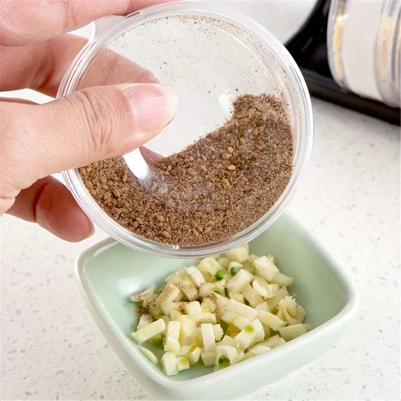 Rotating Carousel Spice Rack Jar Set