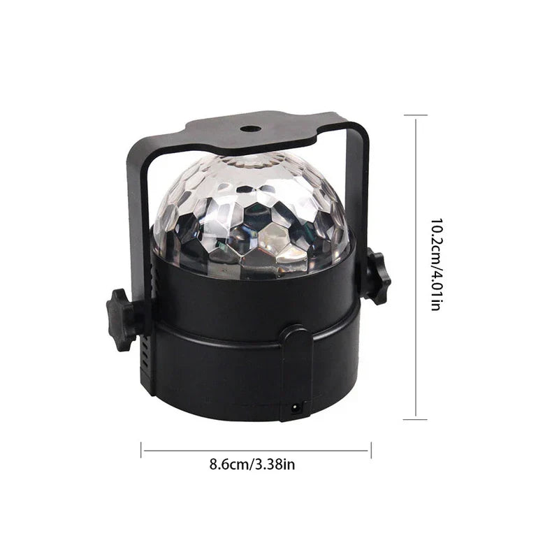 Rotating Crystal Magic Ball Disco Light