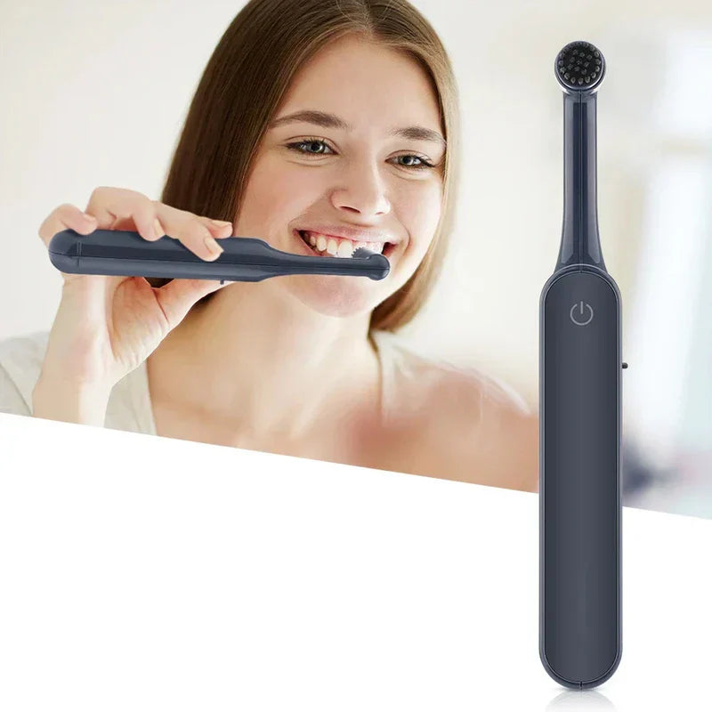 Electric toothbrush with rotating head