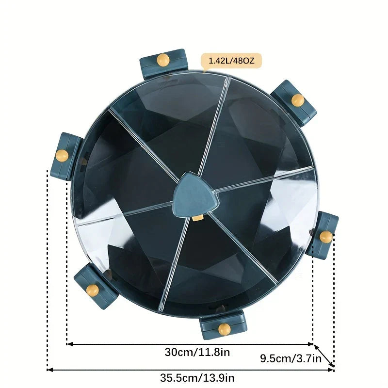 Rotating Grain Rice Dispenser Storage Container