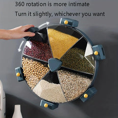 Rotating Grain Rice Dispenser Storage Container