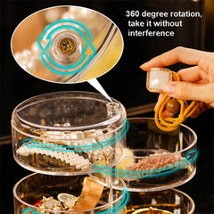 Rotating Jewelry Organizer Box
