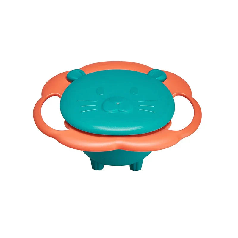 Rotating Spill Proof Gyro Bowl For Kids