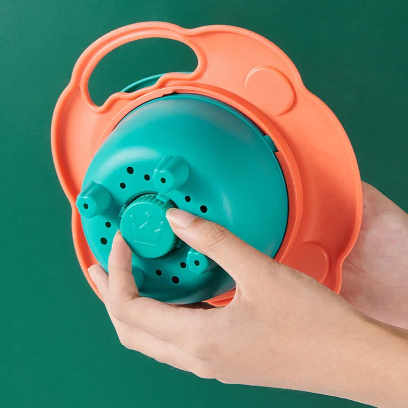 Rotating Spill Proof Gyro Bowl For Kids