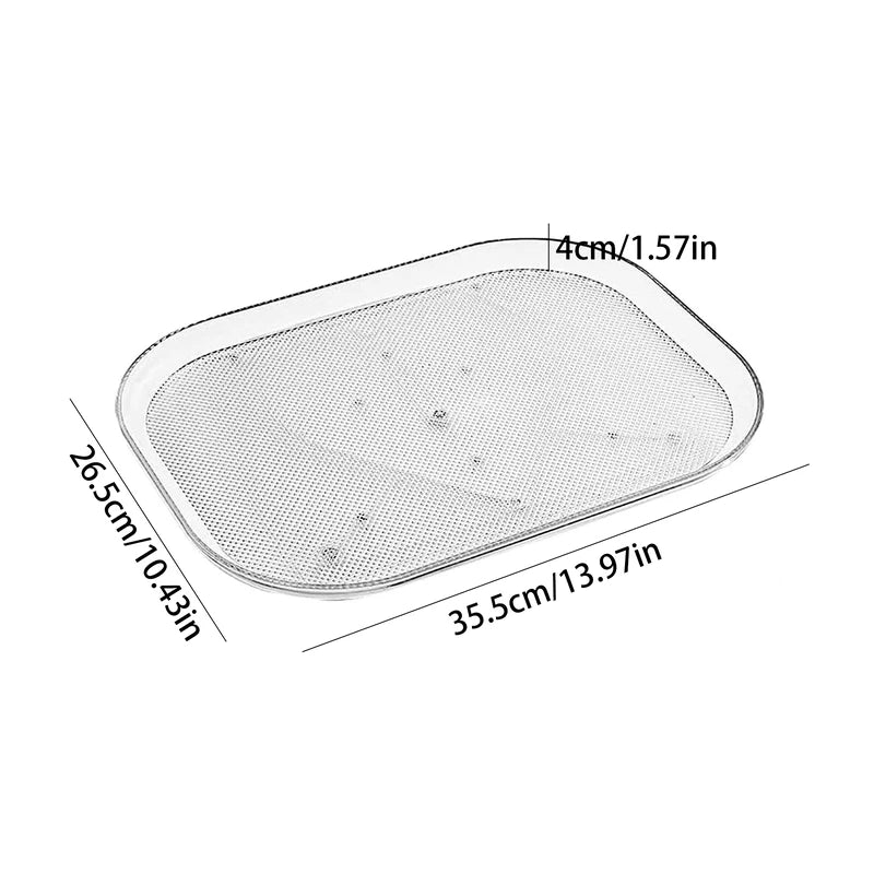 Rotating Turntable Organizer Lazy Susan Tray