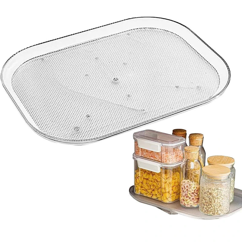 Rotating Turntable Organizer Lazy Susan Tray