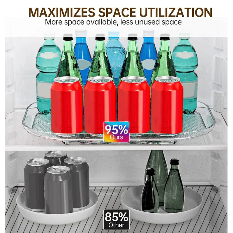 Rotating Turntable Organizer Lazy Susan Tray