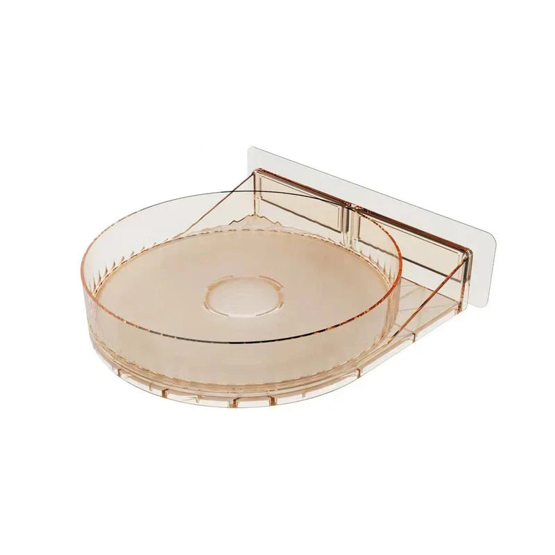 Rotating Turntable Spice Rack Organizer Shelf