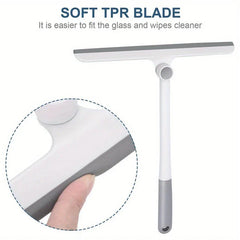 Rotating Window Squeegee Glass Cleaner Tool