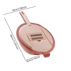 Round Rotary Vegetable Slicer Grater Shredder