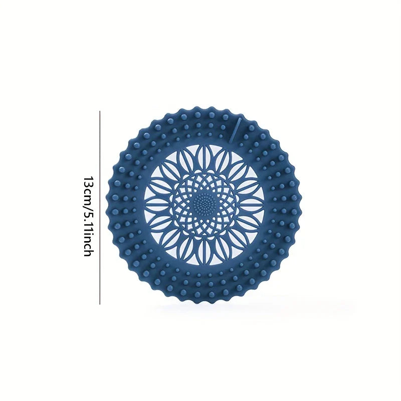 Round Silicone Drain Cover Hair Stopper