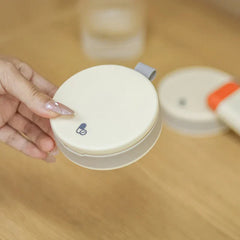 Round Travel Pill Organizer Box Case