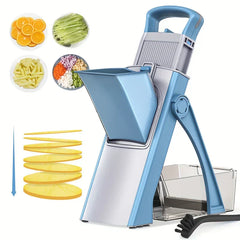 Safe Vertical Mandoline Slicer Chopper with vegetables