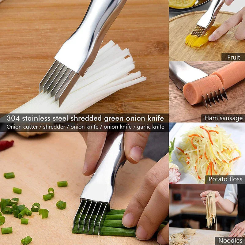 Scallion Green Onion Cutter Slicer Shredder Tool