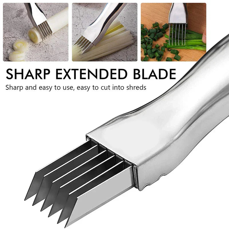 Scallion Green Onion Cutter Slicer Shredder Tool