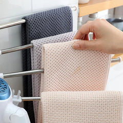 Seamless Suction Cup Towel Bar Rack Holder