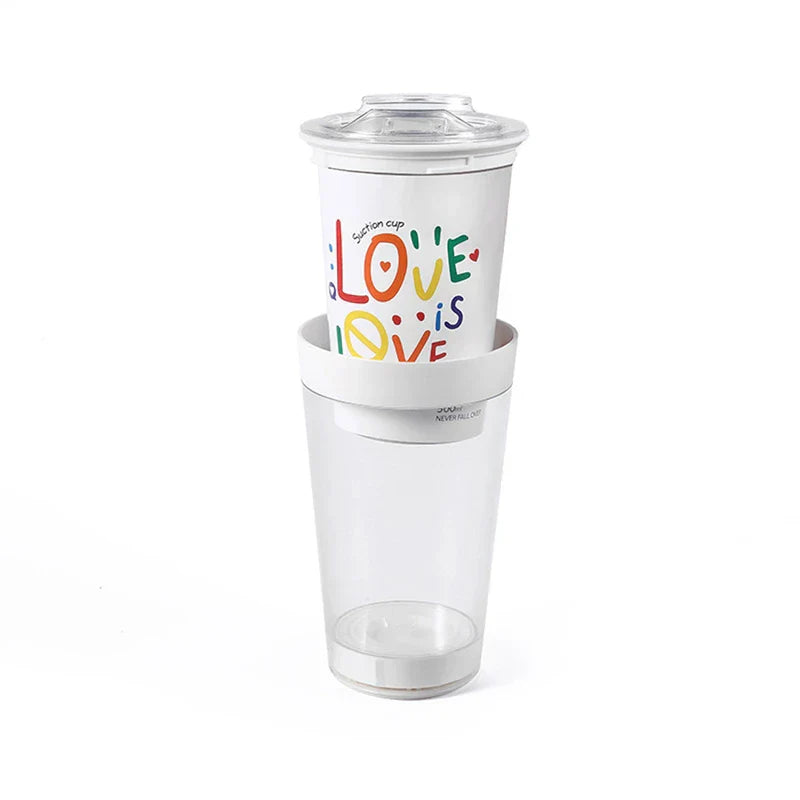 Taza de escritorio con base de agarre seguro