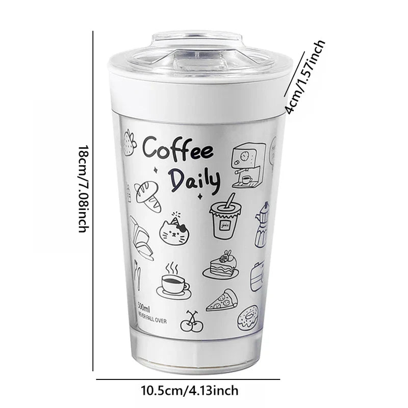 Secure Grip Unspillable Desktop Drink Mug Cup