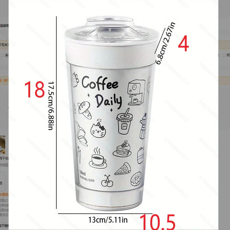 Secure Grip Unspillable Desktop Drink Mug Cup