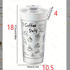 Secure Grip Unspillable Desktop Drink Mug Cup