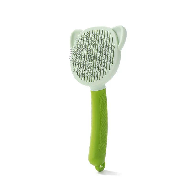 Self-Cleaning Pet Slicker Brush Comb