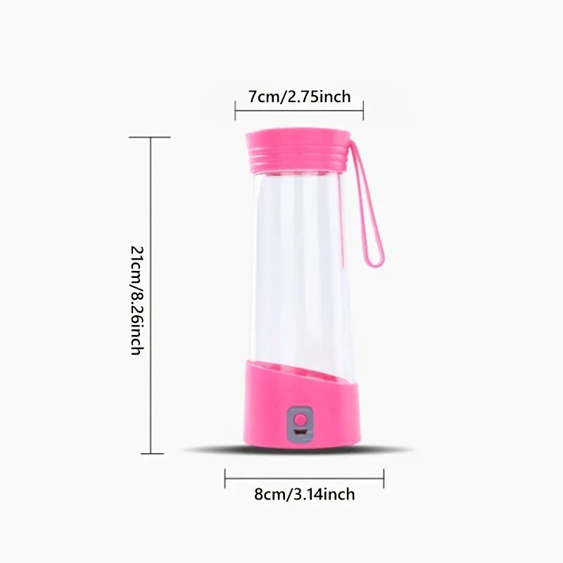 Self-Stirring Clear Coffee Mug