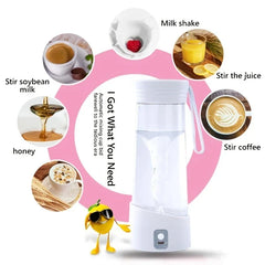 Self-Stirring Clear Coffee Mug