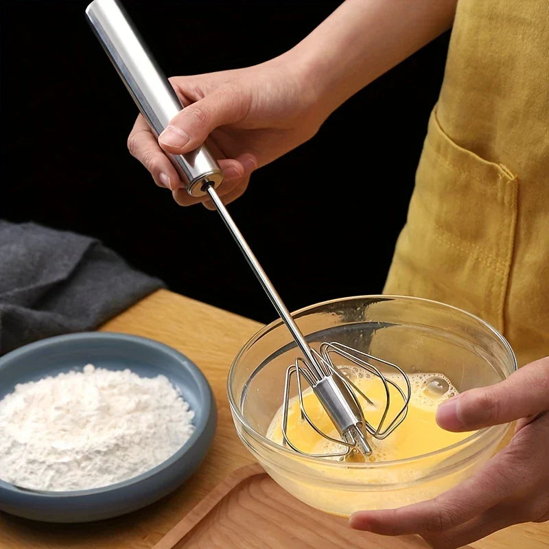 Semi-Automatic Hand Push Rotary Whisk Mixer