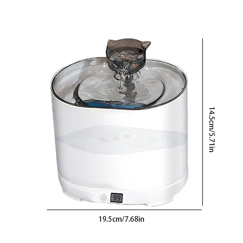 Sensor Activated Pet Water Fountain Dispenser