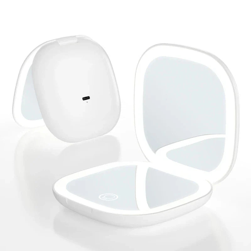 Shell Shaped Compact Makeup Mirror