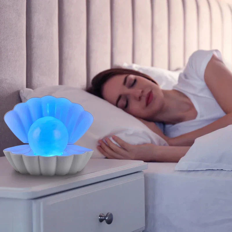 Shell Shaped Pearl Projector Night Light