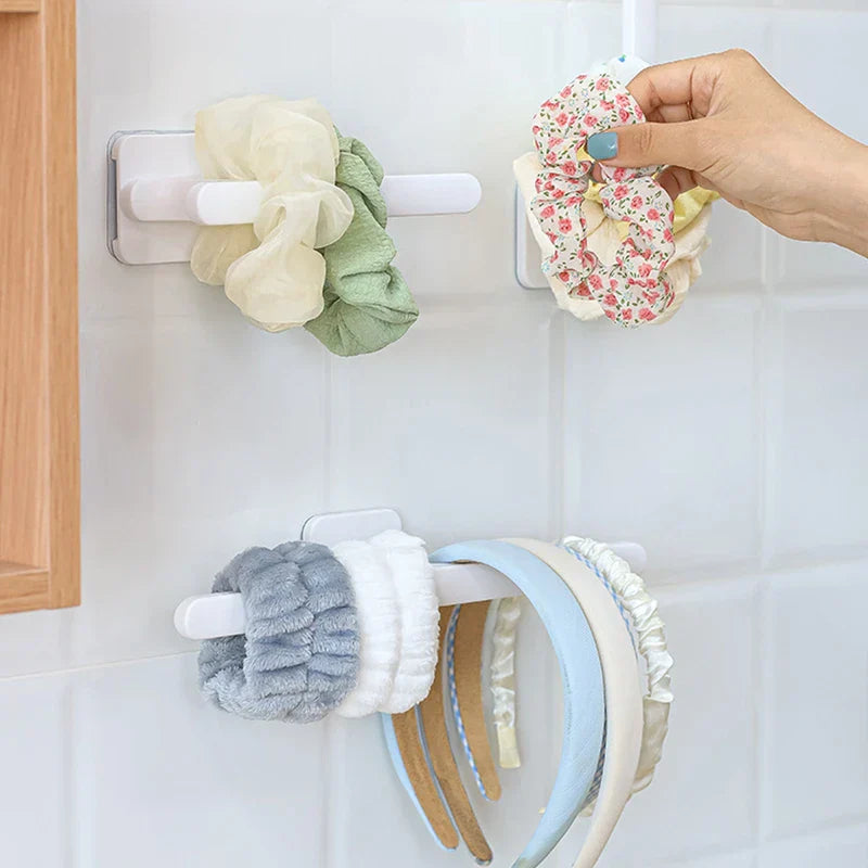 Scrunchie holder stand with mini scrunchies