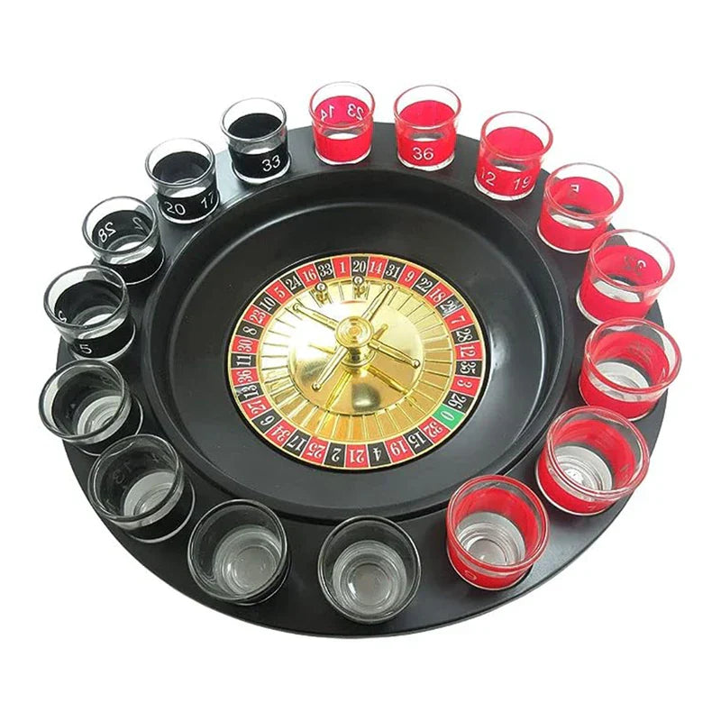 Shot Glass Roulette Drinking Game Set
