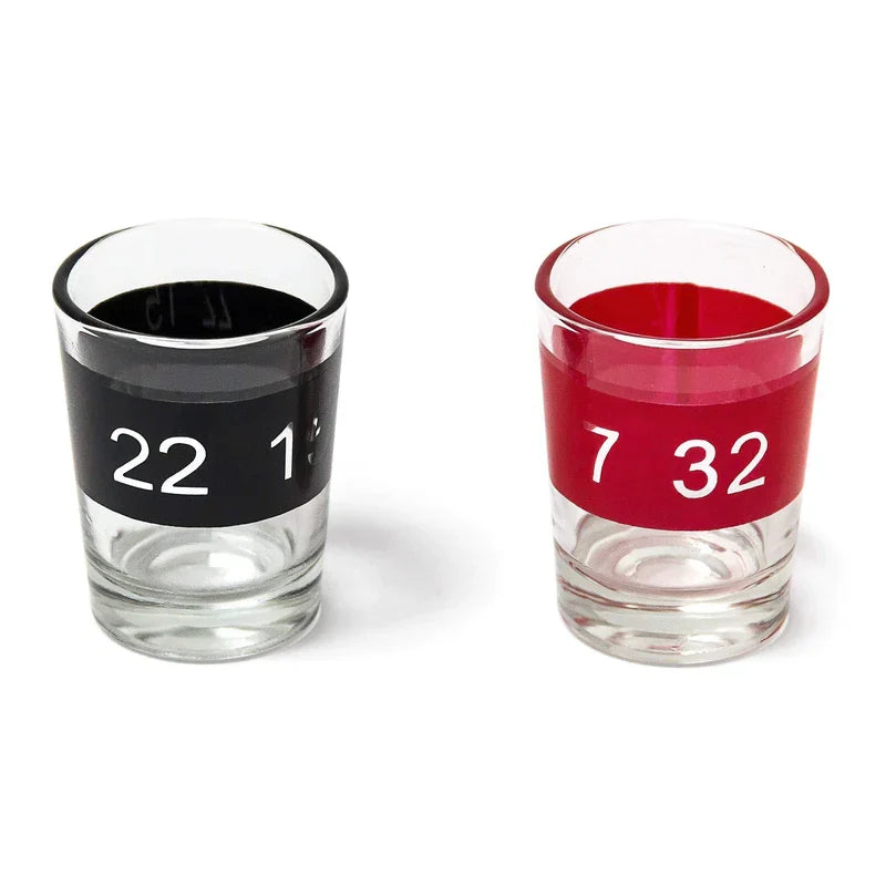 Shot Glass Roulette Drinking Game Set