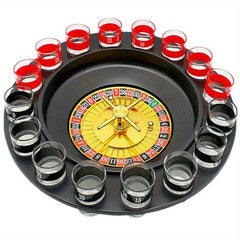 Shot Glass Roulette Drinking Game Set