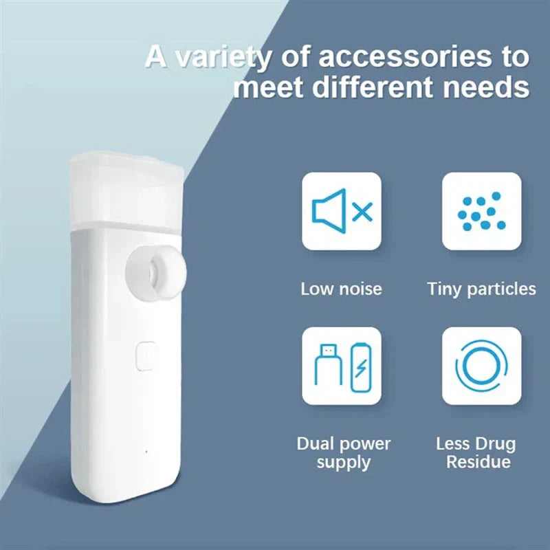 Silent Portable Mesh Nebulizer Inhaler