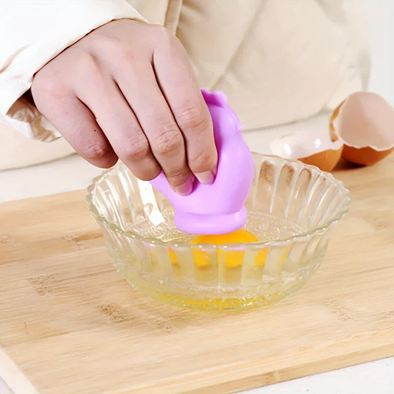 Silicone Chicken Egg Yolk Separator Tool