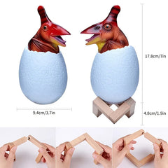 Silicone Dinosaur LED Night Light