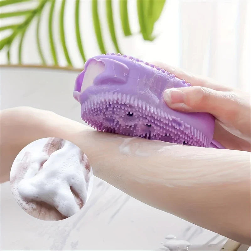 Silicone Dish Scrubber Sponge Cleaning Brush